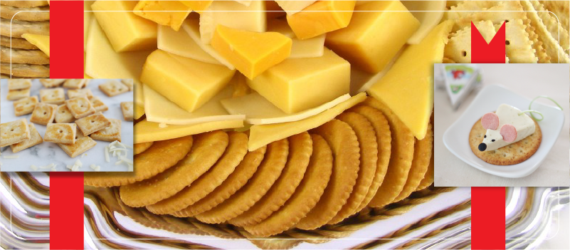 Yummy Cheese & Crackers